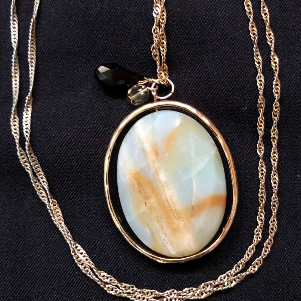 Stone Pendant Necklace